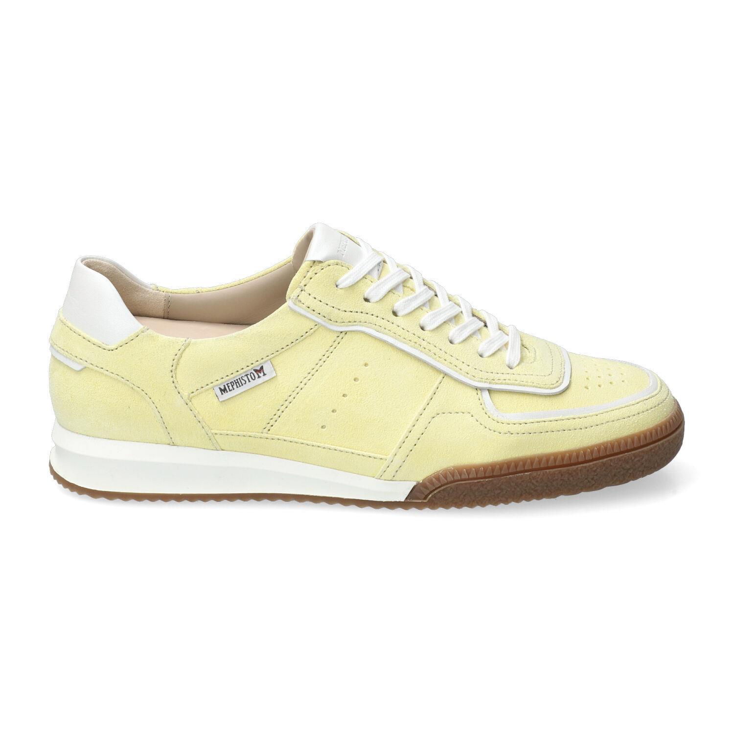 lacets femme modèle Wanessa Jaune - Mephisto